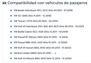 Cojinete Rueda Delantera VW/Seat/Audi/Skoda