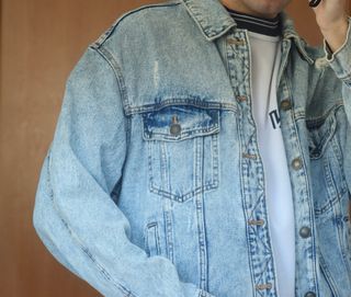 Cazadora vaquera oversize