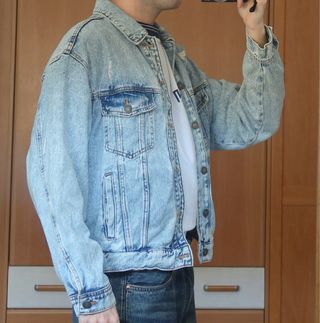 Cazadora vaquera oversize