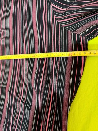 Camicia 7 Camicie Slim Righe Rosa Nero Taglia xl