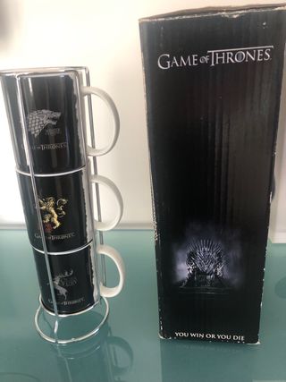 Juego Tazas Game of Thrones Mapa Westeros