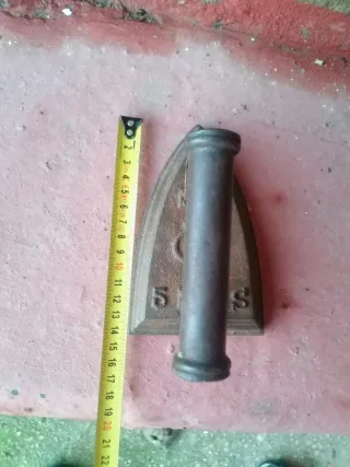 Plancha antigua de hierro