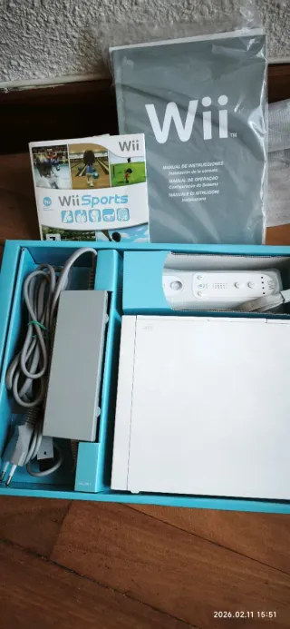 Consola Nintendo Wii PAL Blanca + Juegos