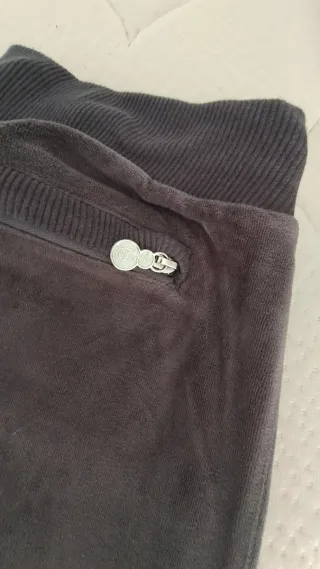 Pantalón chándal terciopelo Tenth gris L