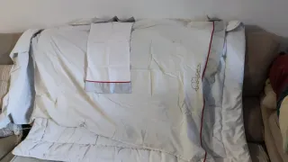 Colchón maxicuna con funda nórdica