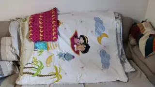 Colchón maxicuna con funda nórdica