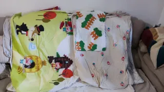 Colchón maxicuna con funda nórdica