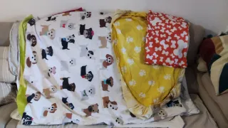 Colchón maxicuna con funda nórdica