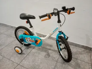 Bicicleta infantil 3-6 años con ruedines