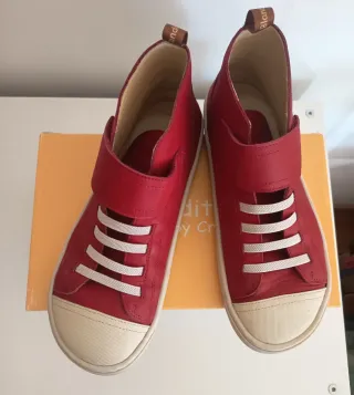 Bambas Barefoot Rojas Talla 39 Marca Blanditos