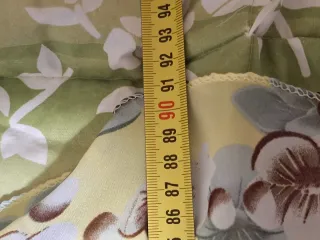 Foulard donna giallo floreale