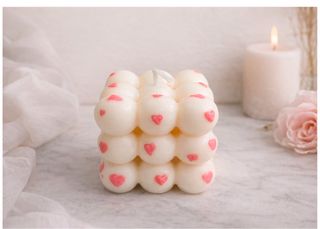 Vela Bubble Corazones