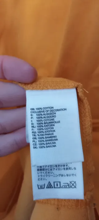 Camiseta The North Face Naranja Talla L