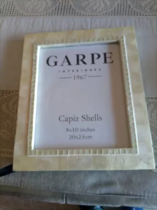 Portarretratos Garpe Interiores Capiz Shells