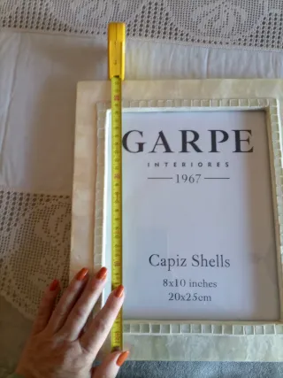 Portarretratos Garpe Interiores Capiz Shells