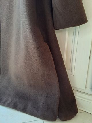 Cappotto in lana con pelliccia sintetica