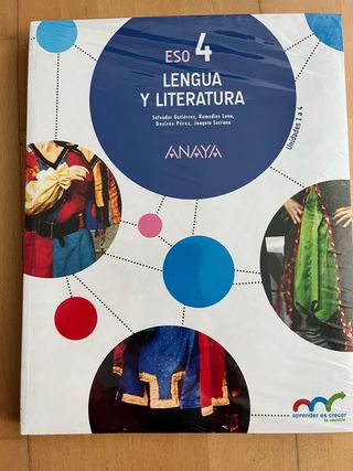 libro lengua castellana 4 ESO anaya nuevo precinto