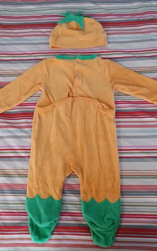 Disfraz Calabaza Bebé con Gorro