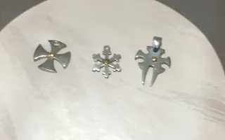 Lotto Ciondoli Collane Spada Fiocco Croce