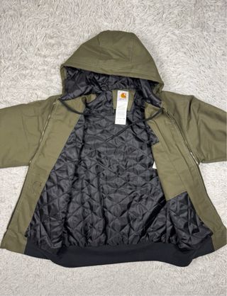 Chaqueta Carhartt Rework con capucha verde Talla M