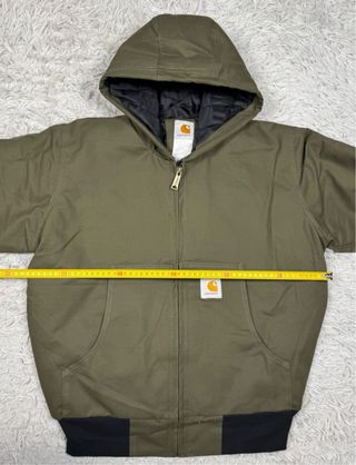 Chaqueta Carhartt Rework con capucha verde Talla M