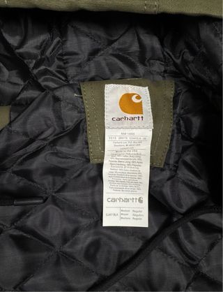 Chaqueta Carhartt Rework con capucha verde Talla M