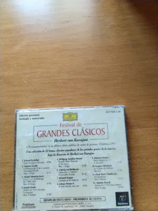 Lote 2 CDs Música Clásica Nuevos