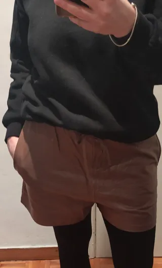 80% de descuento! Shorts efecto piel Talla S NUEVO