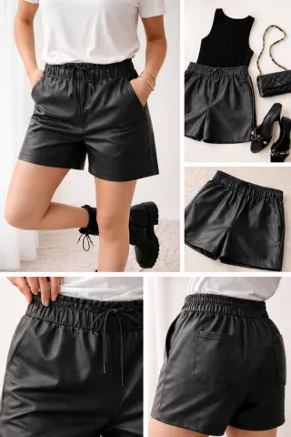 Shorts efecto cuero. NUEVO. Look casual o noche