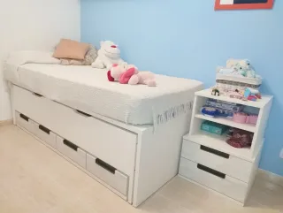 Cama nido con cajones