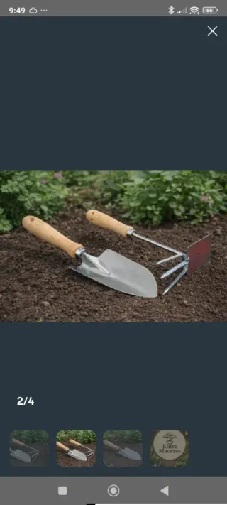 Conjunto jardíneria 3 piezas.