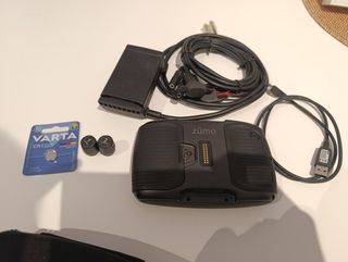 GPS Garmin Zumo 595 + sensores de presión Moto