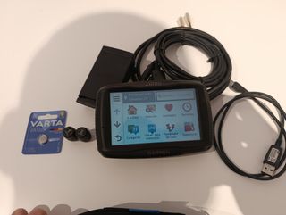 GPS Garmin Zumo 595 + sensores de presión Moto