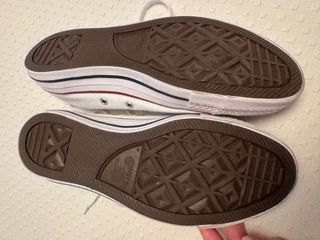 Converse Blancas Lona Mujer/Hombre Talla 40