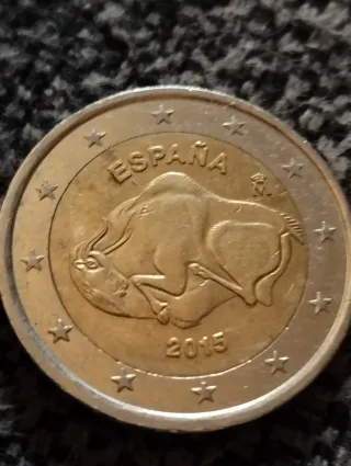 Moneda 2 euros España.