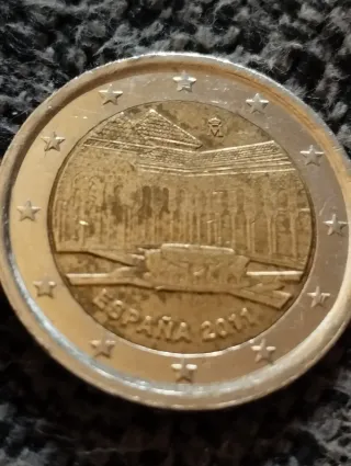 Moneda 2 euros España.