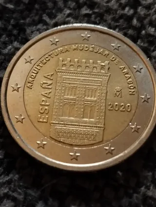 Moneda 2 euros España.