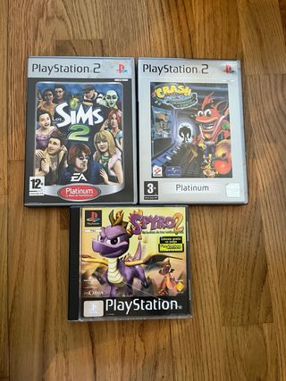 Ps2 (PlayStation 2) Negra + 2 Mandos