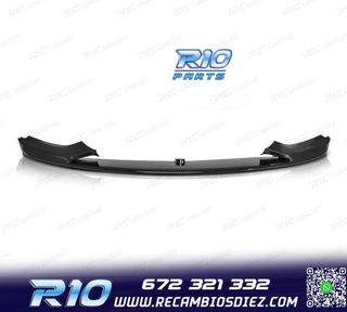 SPOILER LIP FRONTAL BMW F32 F33 F36 LOOK M PERFORMANCE NEGRO