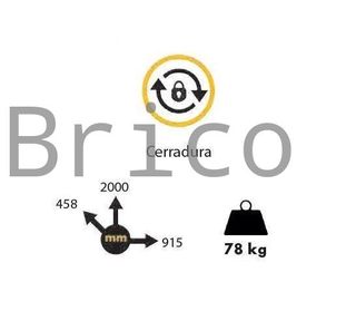 Armario Doble Puerta 2 Metros Alyco 192852