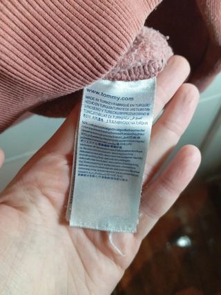Sudadera Tommy Hilfiger Rosa Talla L