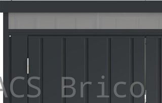 Caseta Armario Metálica Palladium 77x98x196 cm - Duramax