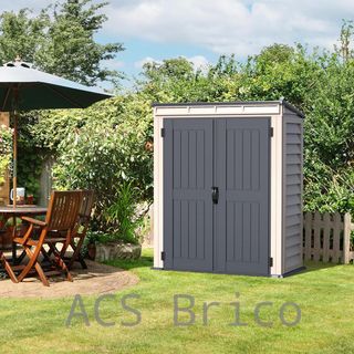 Caseta PVC Yardmate Pent Plus 91x170x202 cm - Duramax