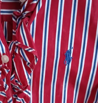 Vestido Ralph Lauren niña rayas