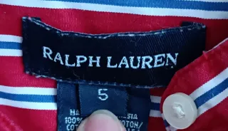 Vestido Ralph Lauren niña rayas
