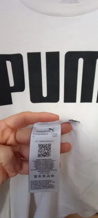 Camiseta Puma Blanca