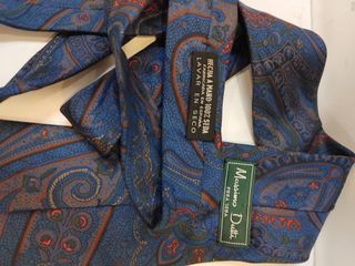 Corbata Massimo Dutti Seda Hecha a Mano