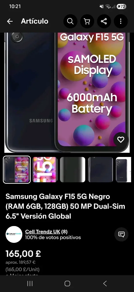 Samsung Galaxy F15 5G afbeelding 2
