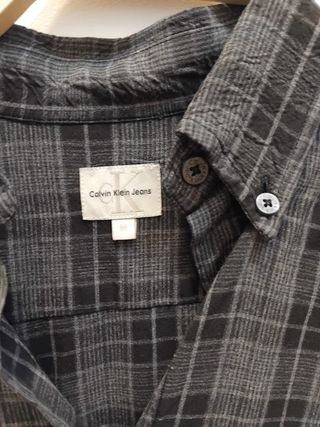 Camisa Calvin Klein Jeans cuadros hombre