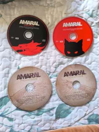 Lote 12 CDs Amaral